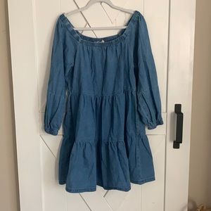 Three Bird nest denim dress